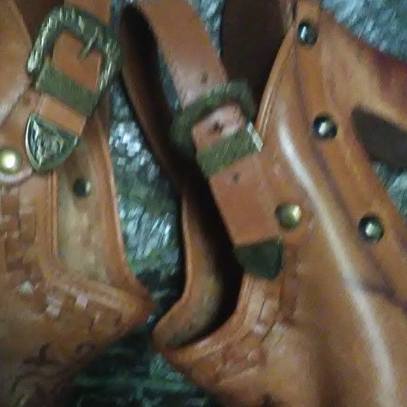 Vintage BoHo clog slingbacks - Picture 7 of 7